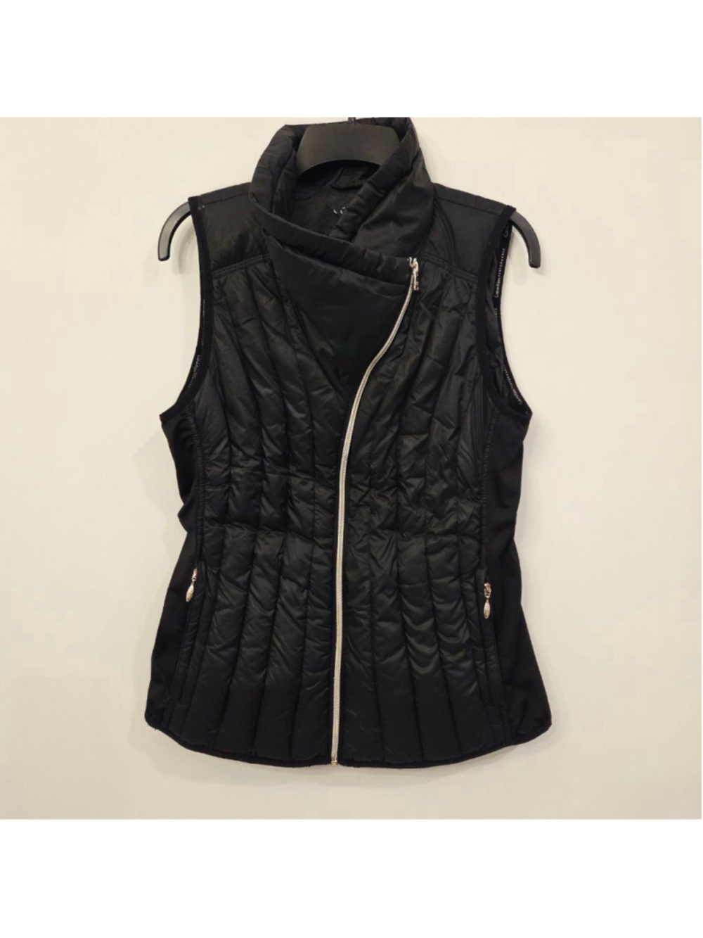 Women's Calvin Klein Black thin Quilted Puffer Vest S